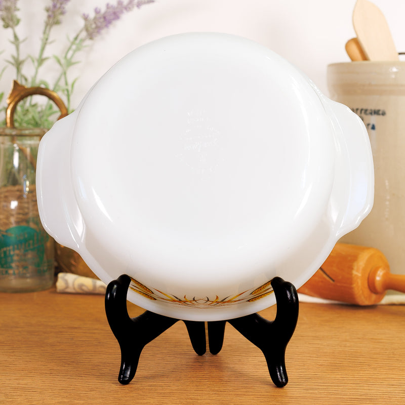 Fire King Wheat Pattern 1 1/2 Quart Round Casserole