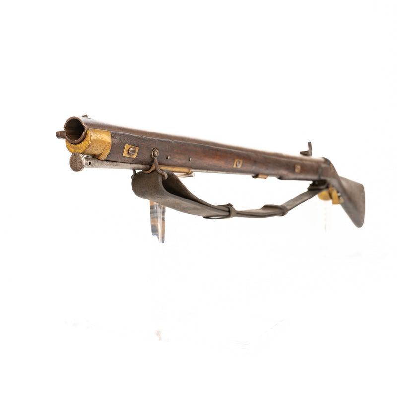 Nepalese Brunswick Percussion Cap Black Powder Rifle : .75 Cal Belted Ball