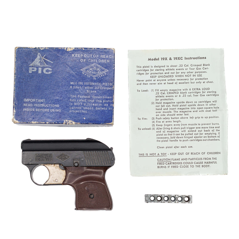 Mondial Model 19X .22 Cal Blank Firing Pistol