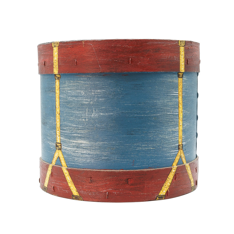 American Folk-Art Painted Wood Firkin
