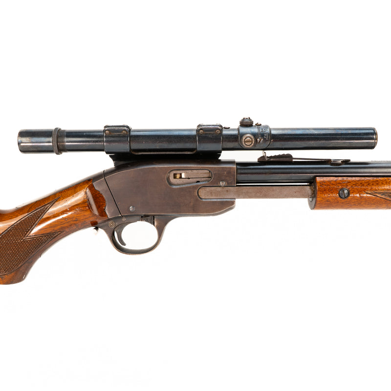 Savage Model 29-A .22 Slide Action Takedown Rifle with Weaver G4 Scope