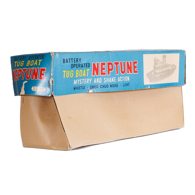 Battery Operated Tug Boat Neptune in Original Box