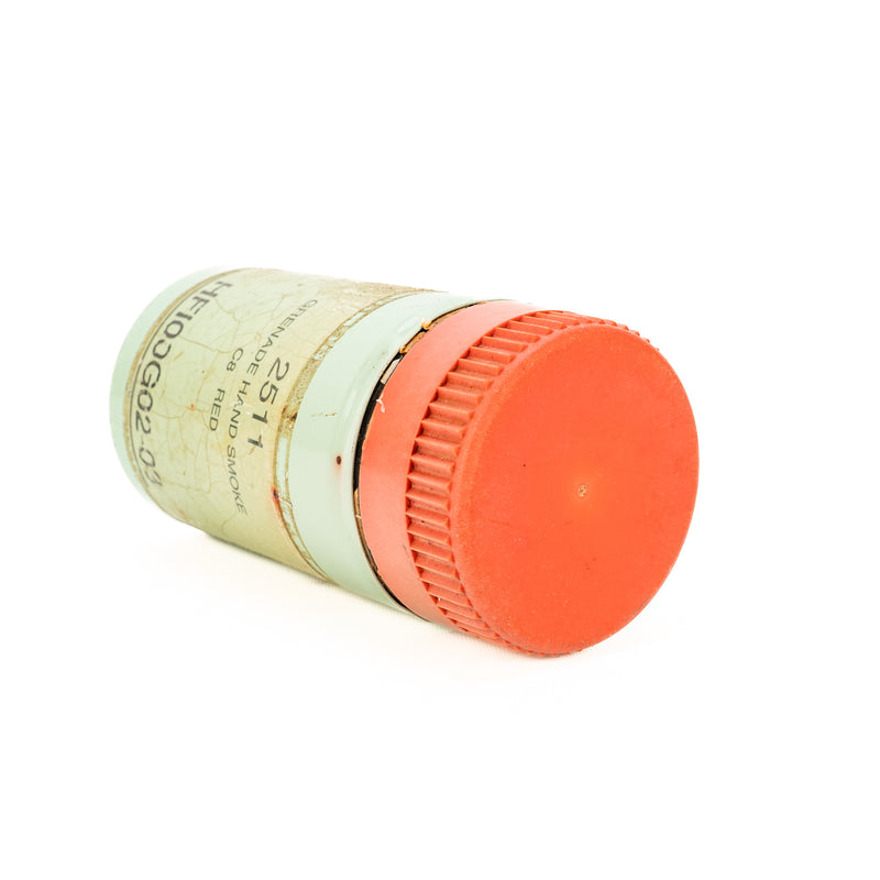 Inert Canadian Smoke Hand Grenade - Red