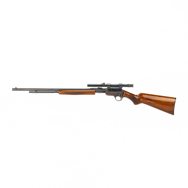 Savage Model 29-A .22 Slide Action Takedown Rifle with Weaver G4 Scope