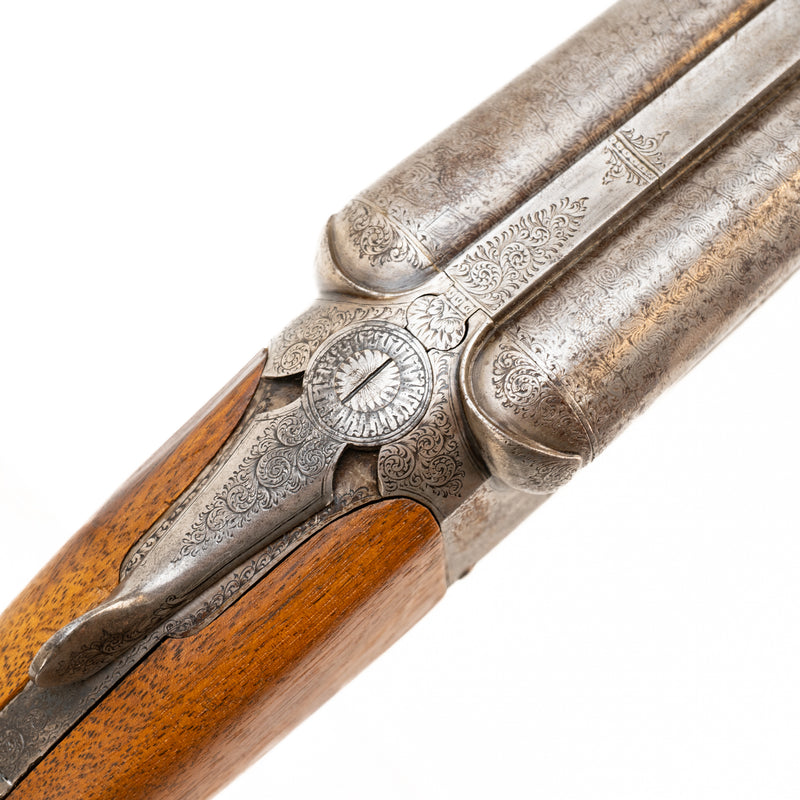 1854 Charles Osborne & Co.16 Gauge Boxlock Damascus Shotgun