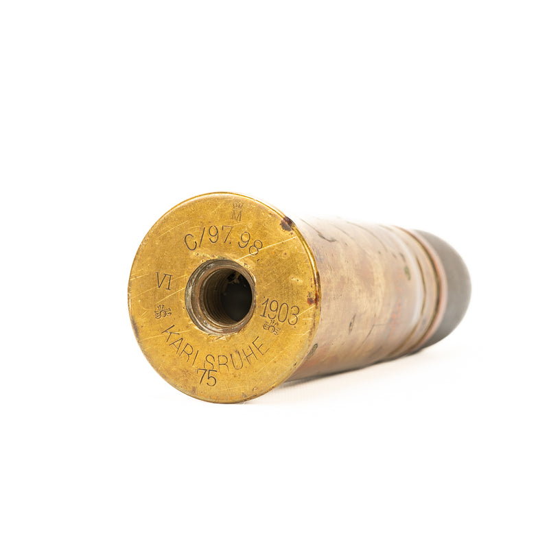 Pre-WWI German Kaiserliche C97/98 Cartridge 3.7 cm Maxim Automatic Cannon INERT