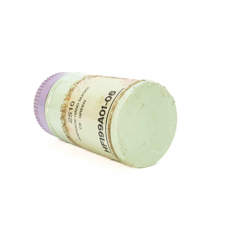 Inert Canadian Smoke Hand Grenade - Green