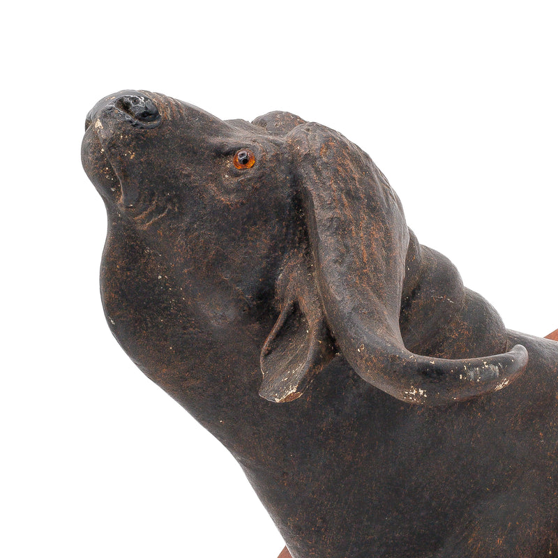 Mid Century Modern Water Buffalo Faux Taxidermy