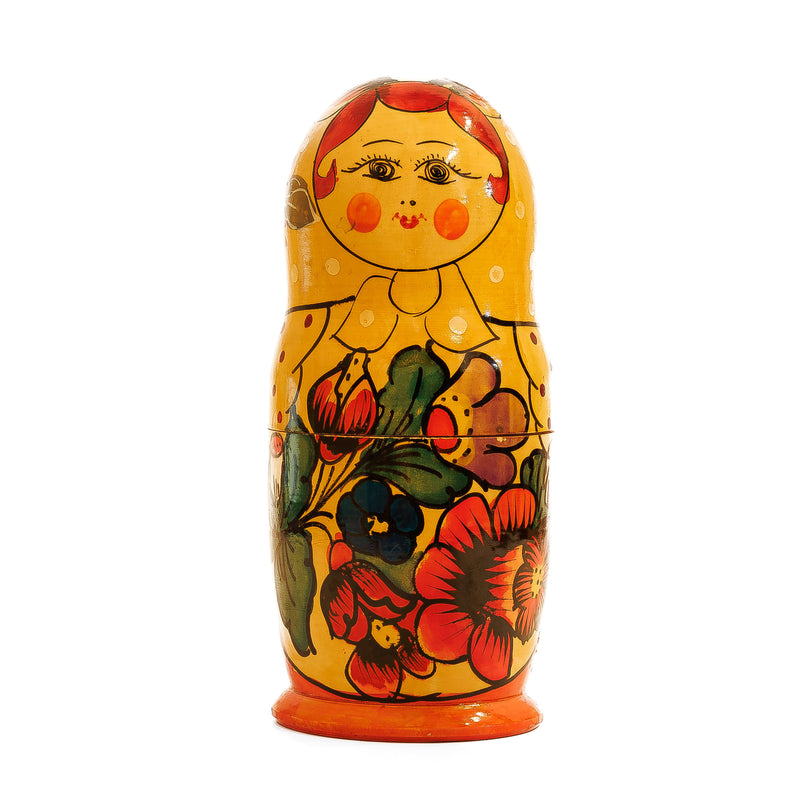 Set of 5 Russian Matryoshka Nesting Dolls