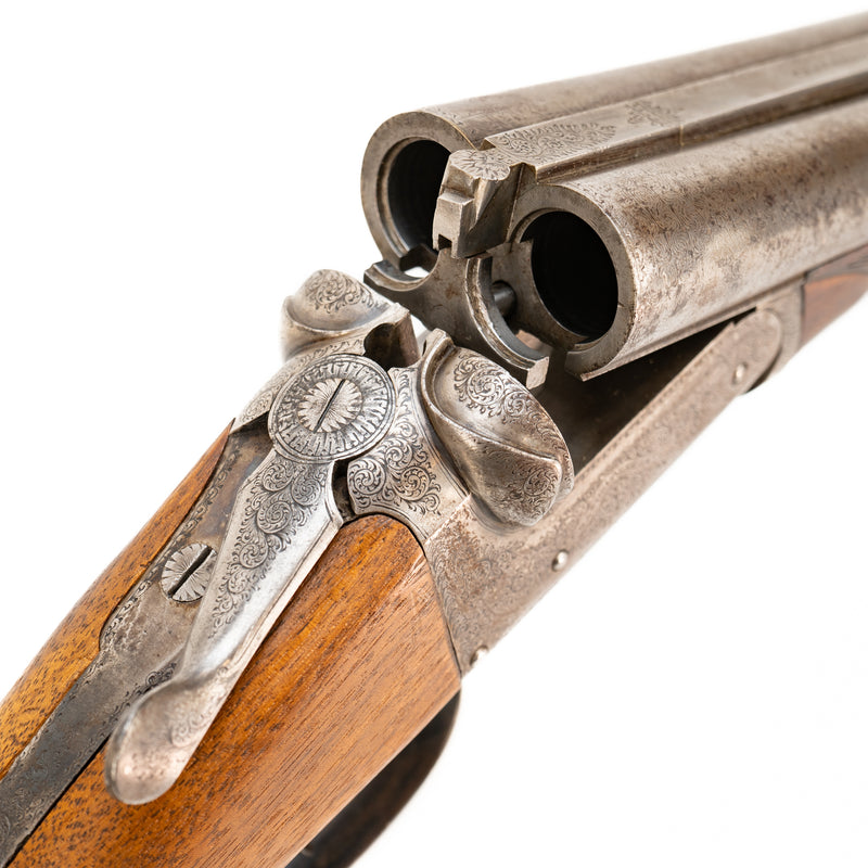 1854 Charles Osborne & Co.16 Gauge Boxlock Damascus Shotgun