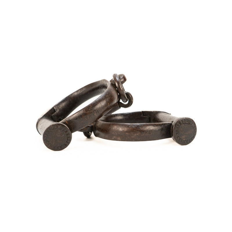Hiatt Best Antique Handcuffs with Key
