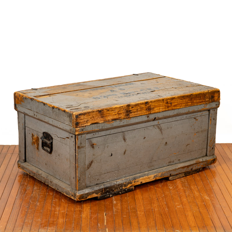 Wooden Footlocker : Sergeant Taylor, 62nd Battalion C.E.F.