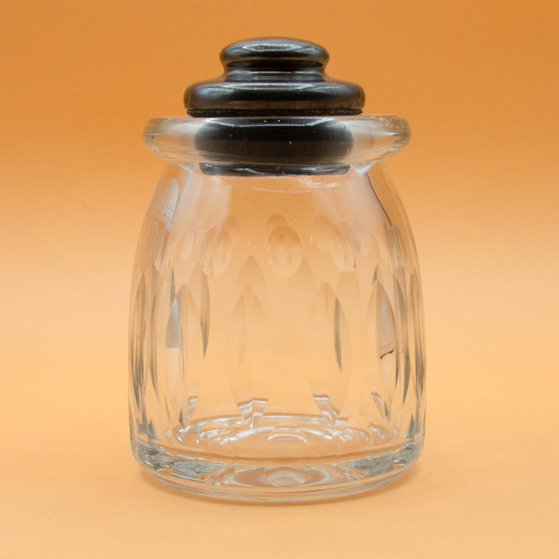 Peninsular & Oriental Steam Navigation Co. Engraved Crystal Tobacco Jar