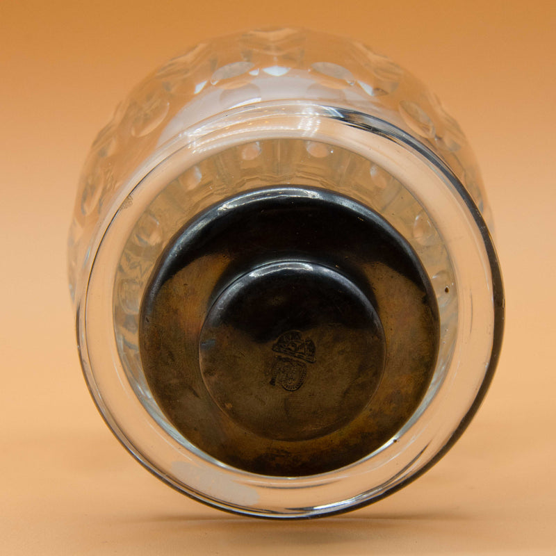 Peninsular & Oriental Steam Navigation Co. Engraved Crystal Tobacco Jar