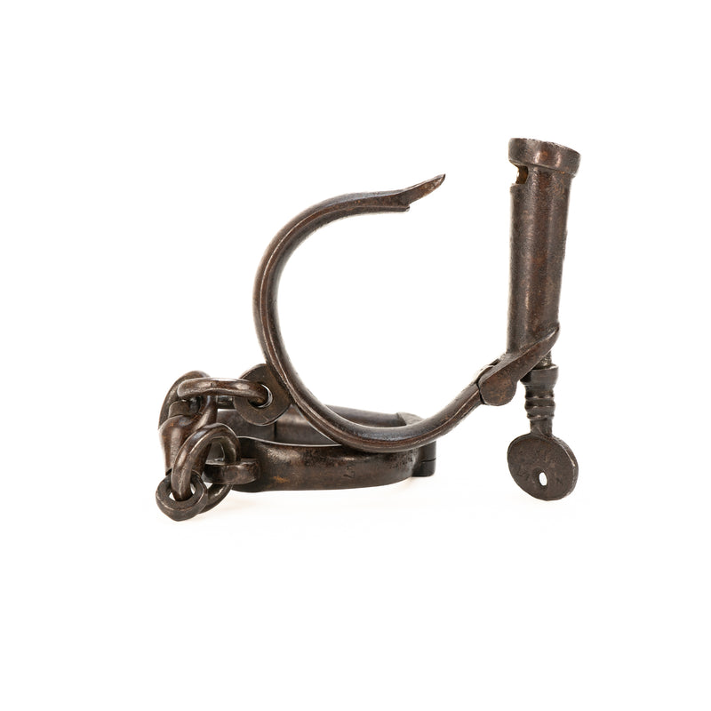 Hiatt Best Antique Handcuffs with Key