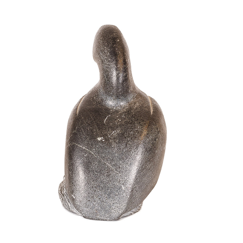Allie Tuttu Amittu (Awp, 1926-1983) Carved Soapstone Bird & Mussel