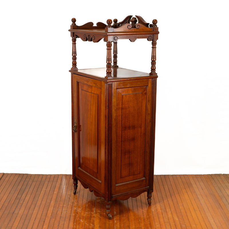 Antique Mahogany Sheet Music Cabinet
