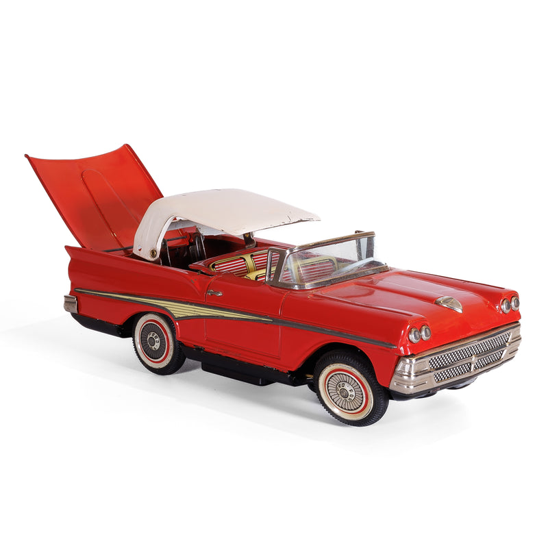 Kosuge 1959 Ford Skyliner Convertible Battery Car : Works!
