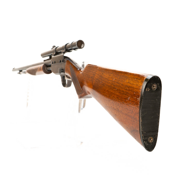 Savage Model 29-A .22 Slide Action Takedown Rifle with Weaver G4 Scope