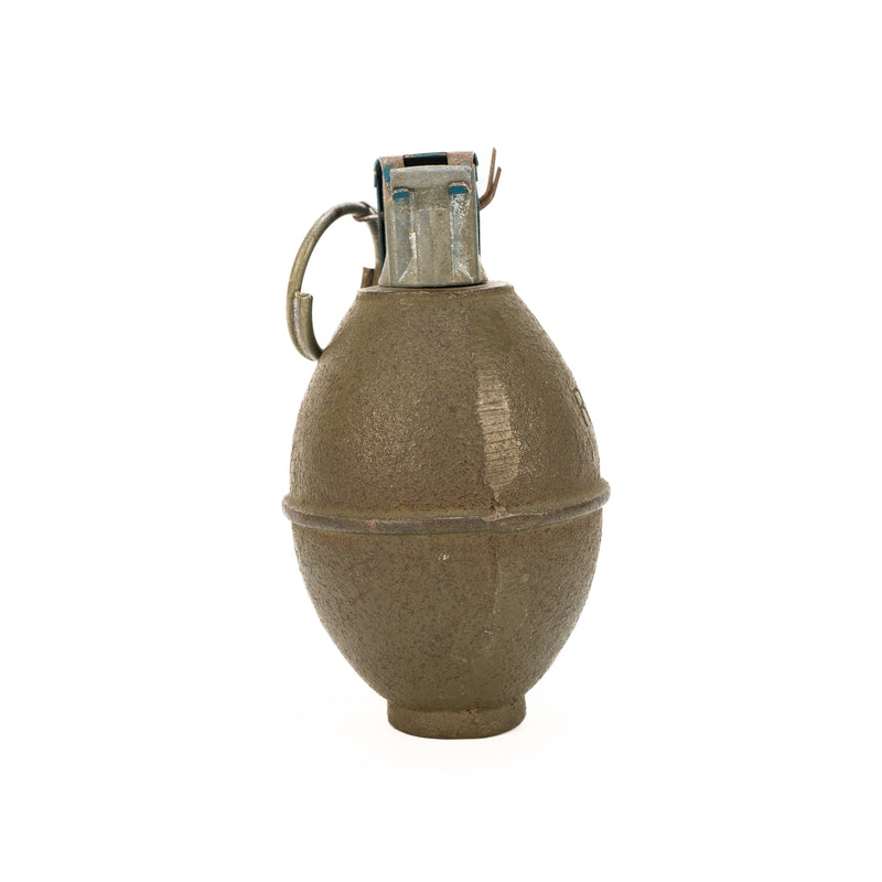 Korean War Era M12 Cast Iron RFX55 Practice Lemon Hand Grenade