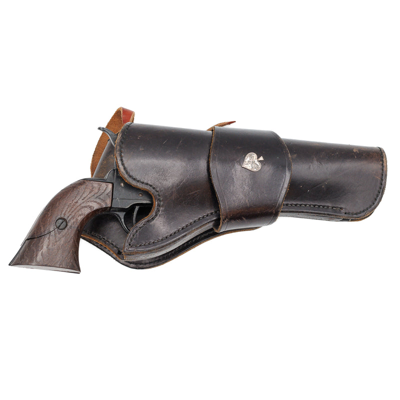 Replica Single Action Antique Revolver with Leather Holster