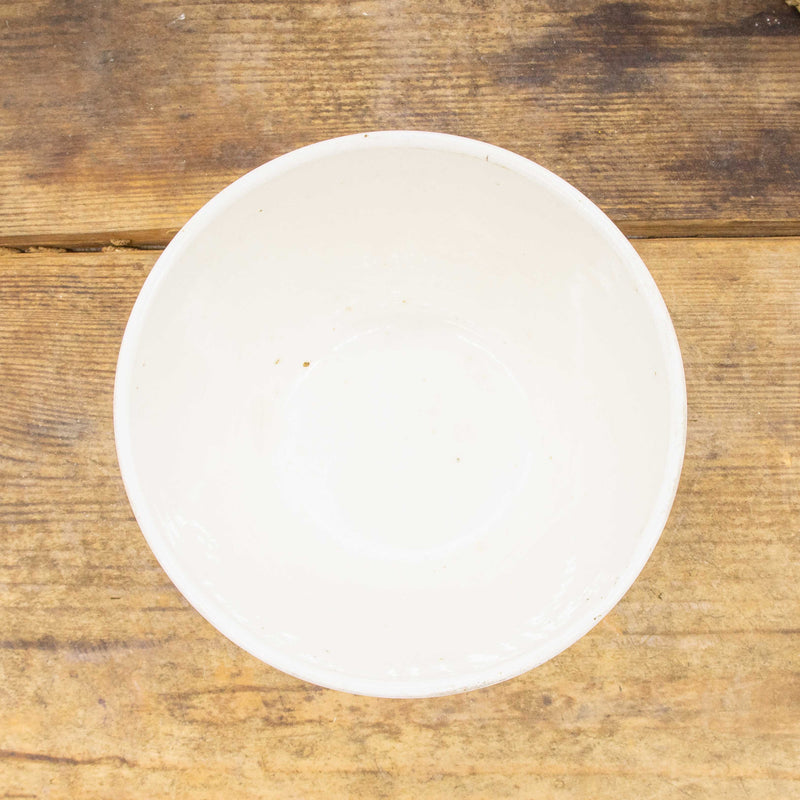 Small White Ironstone Pudding Bowl