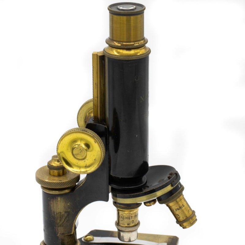 Nachet A Paris Anodized Brass Microscope