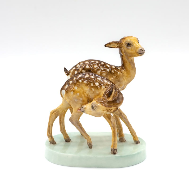 Royal Worcester Young Spotted Deer Figure