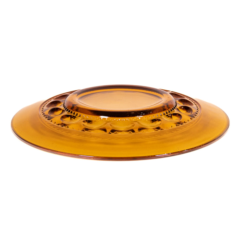Gold Carnival Glass Plate