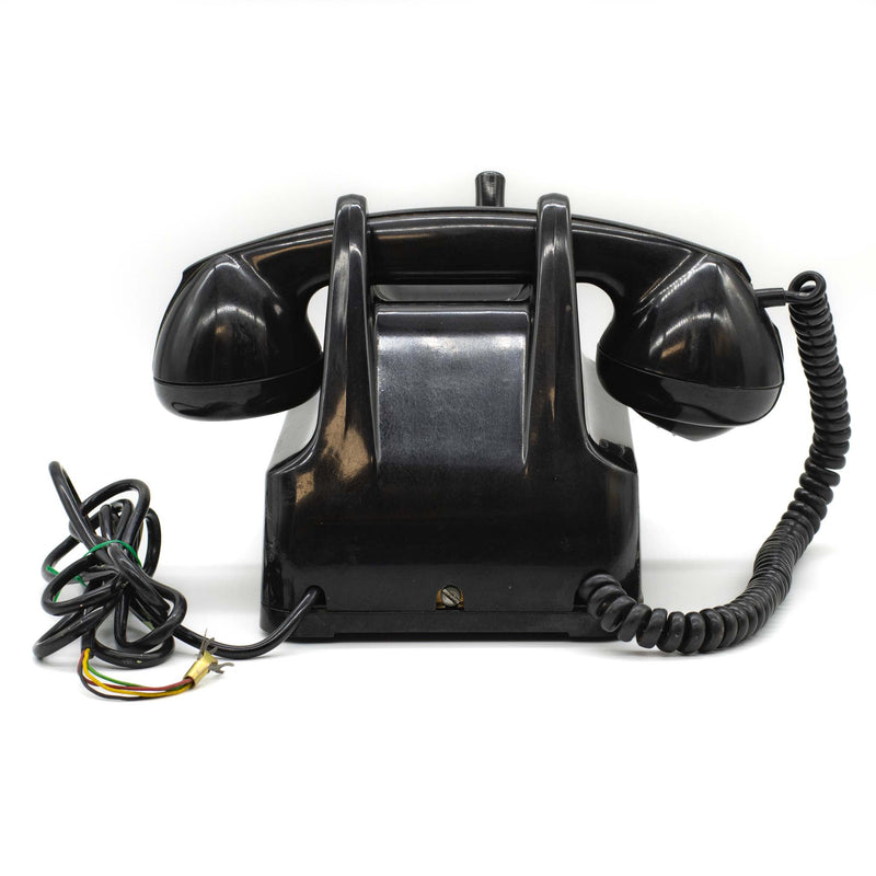 Leich Black Bakelite Crank Phone