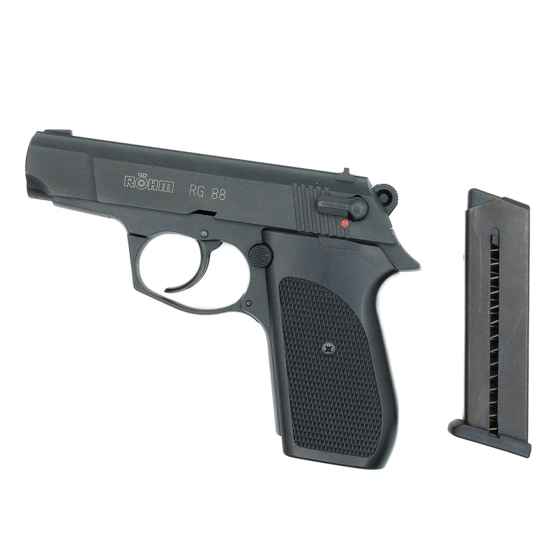 Rohm RG88 9mm P.A.K. Semi Automatic Blank Firing Pistol & Holster