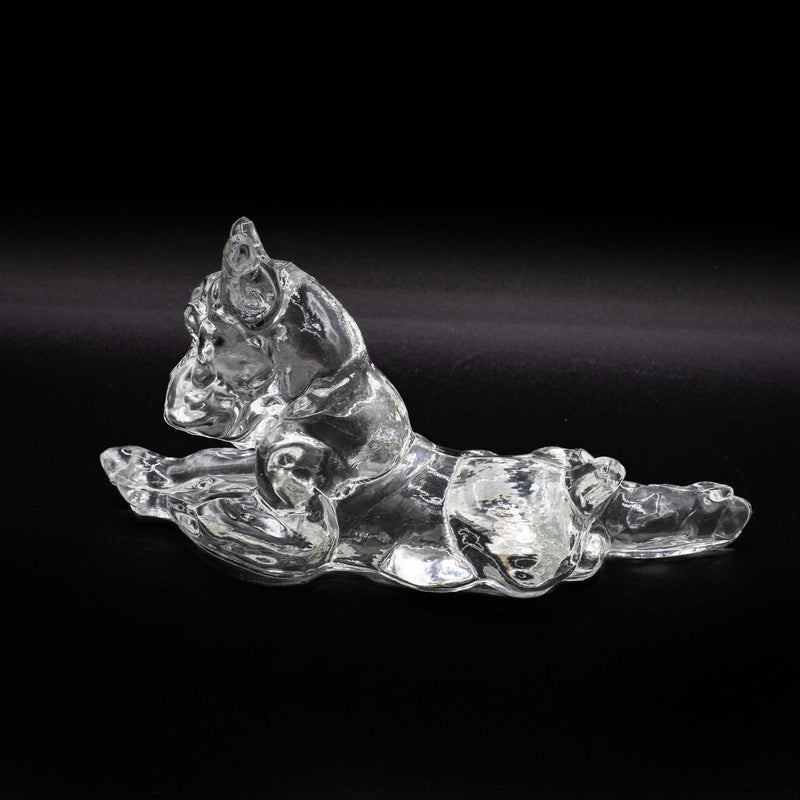 Kenneth Haley Glass Boxer Dog Paperweight