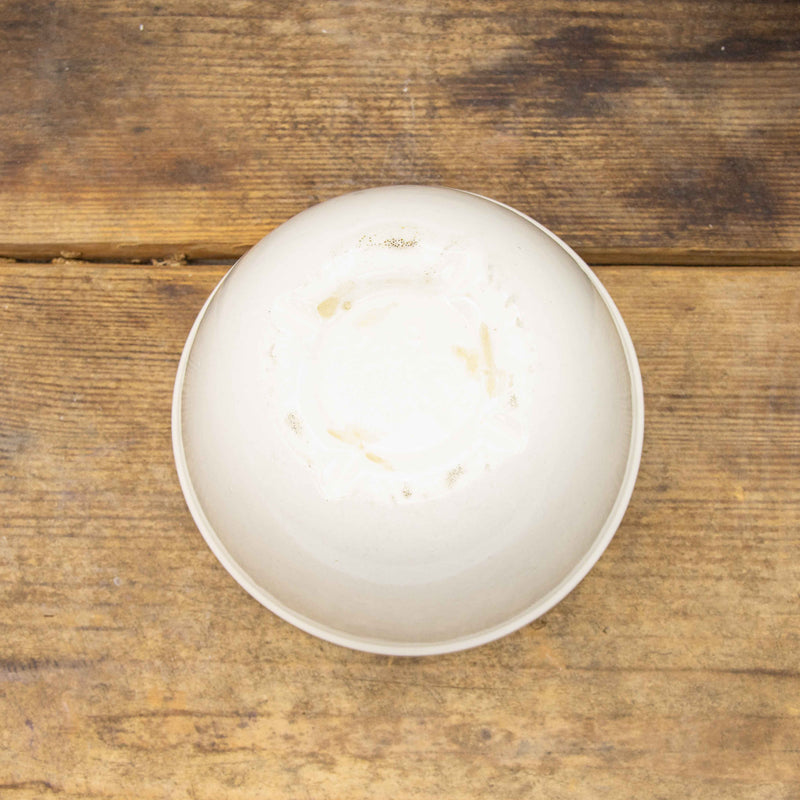Small White Ironstone Pudding Bowl