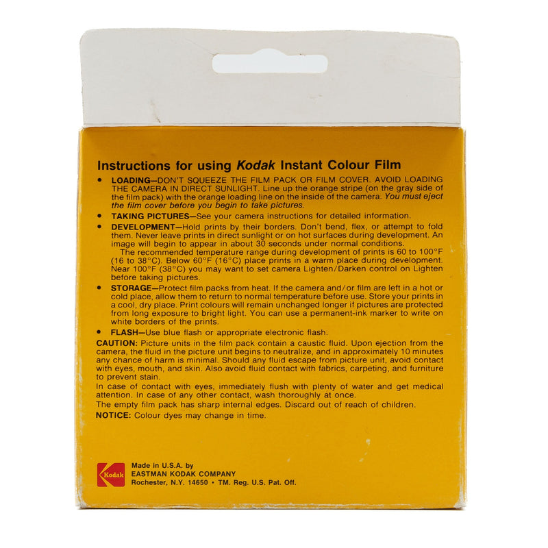Sealed Kodak Instant Colour Film