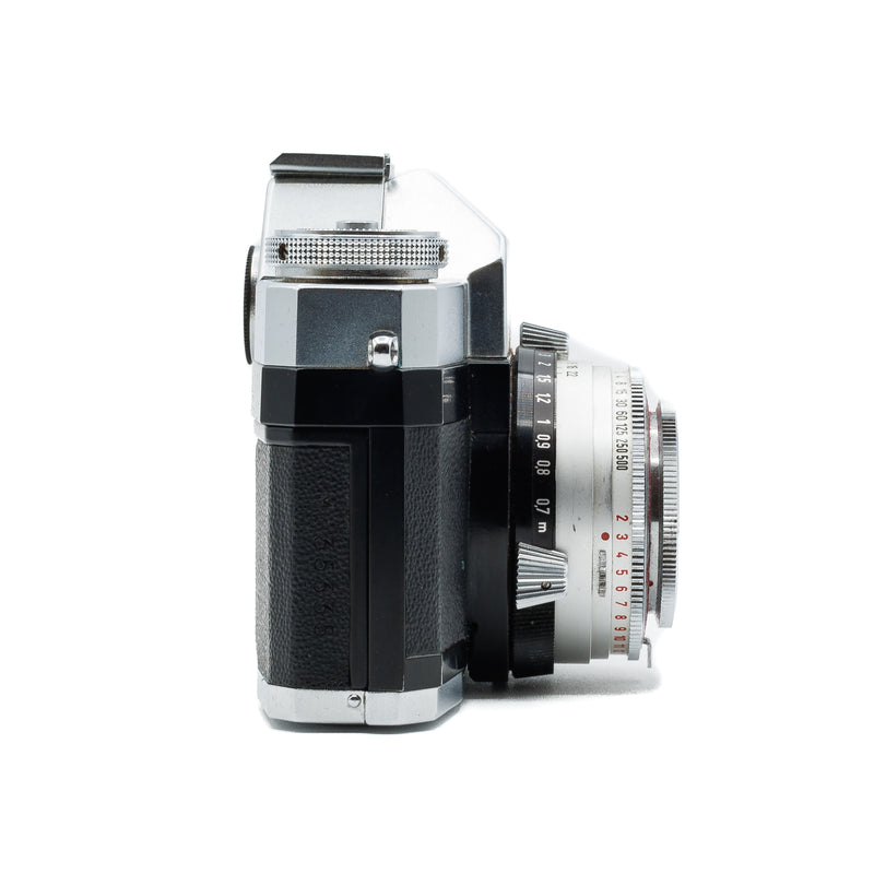 Zeiss Ikon Contaflex II: Tessar 45MM F/2.8 Lens & Case