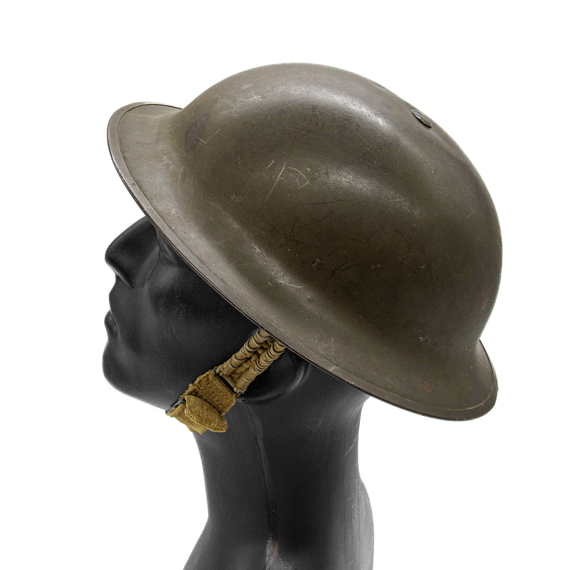 WWII Canadian MK-II Brodie Helmet by G.S.W.