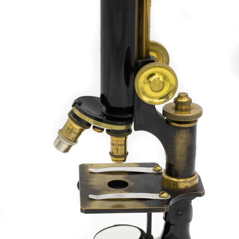 Nachet A Paris Anodized Brass Microscope