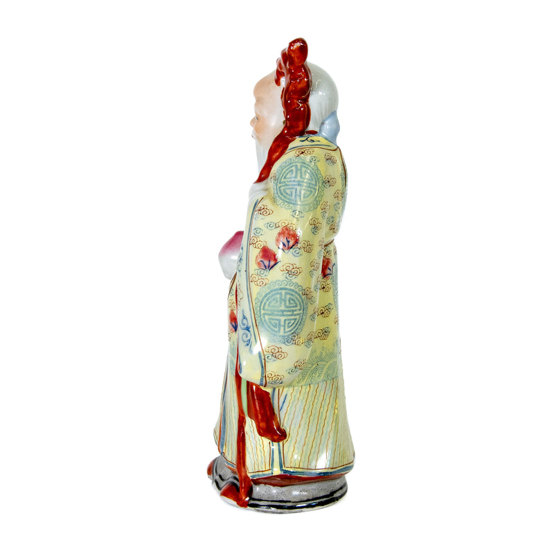 Chinese Porcelain Sanxing God Figurine