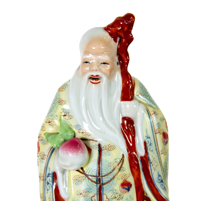 Chinese Porcelain Sanxing God Figurine