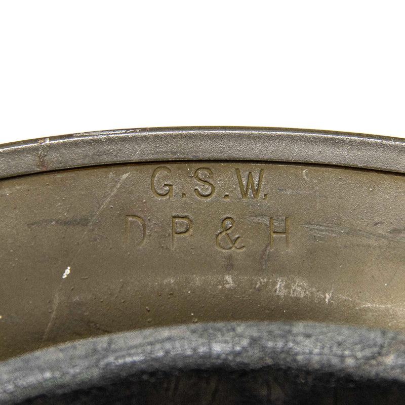 WWII Canadian MK-II Brodie Helmet by G.S.W.