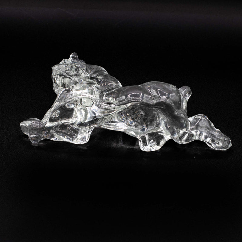 Kenneth Haley Glass Boxer Dog Paperweight