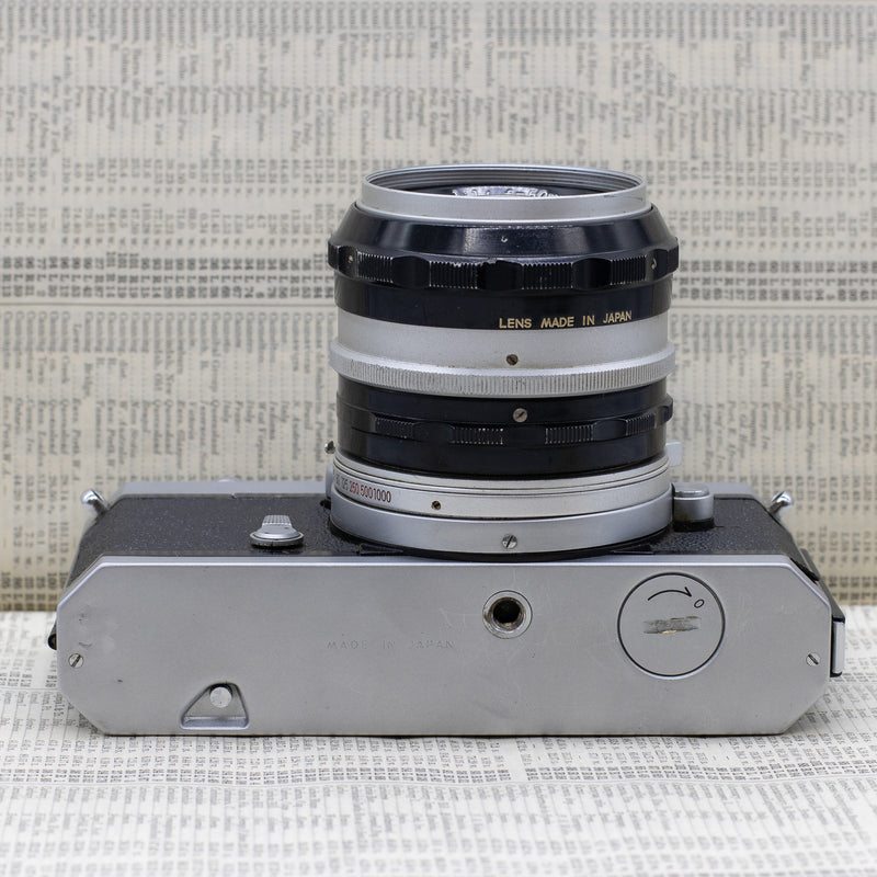 Nikkormat FT Camera with Nippon Kogaku 1:1.4 F=50mm