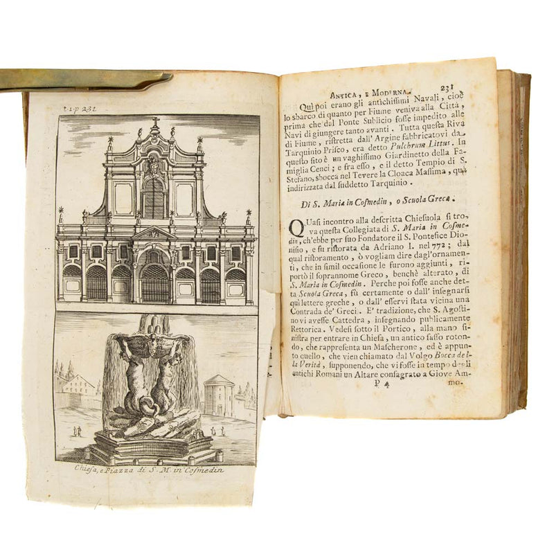 Roma Antica E Moderna: 1750 With Pull-out Maps & Illustrations