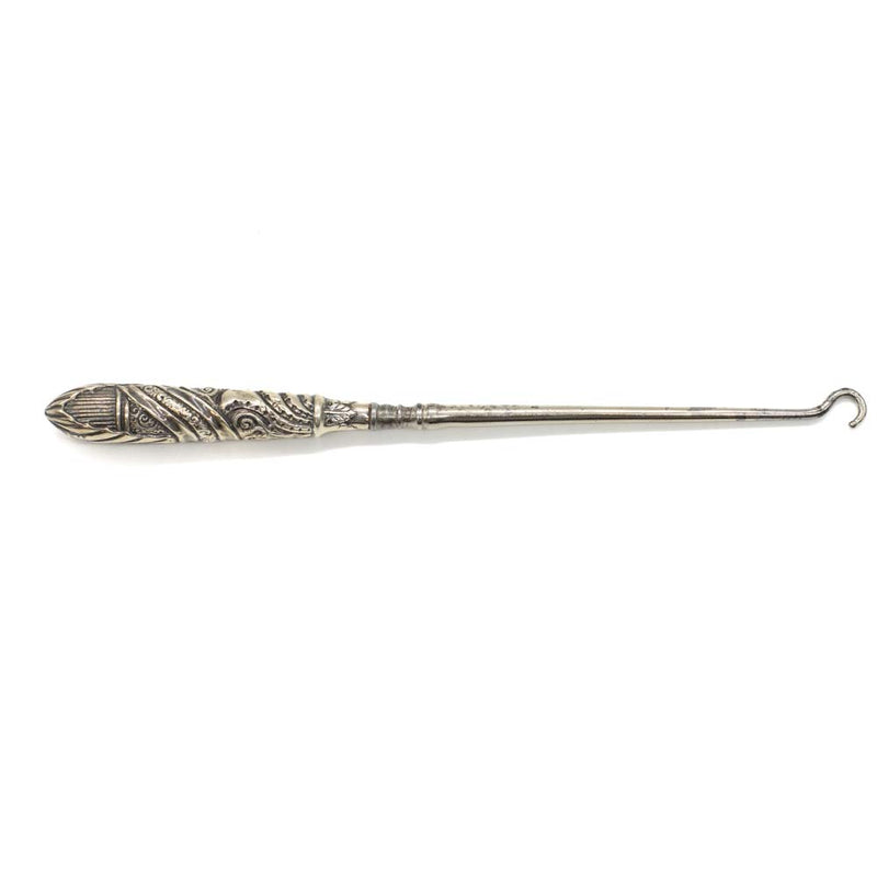 Sterling Silver Button Hook