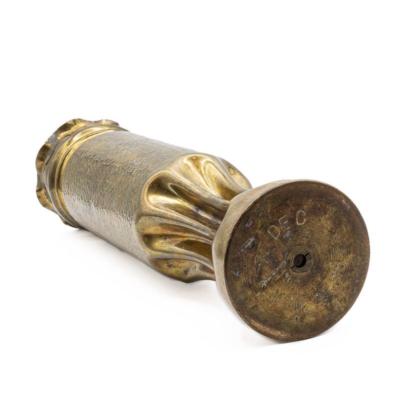 WWI French 75MM Field Gun Trench Art Shell : Flying Bird