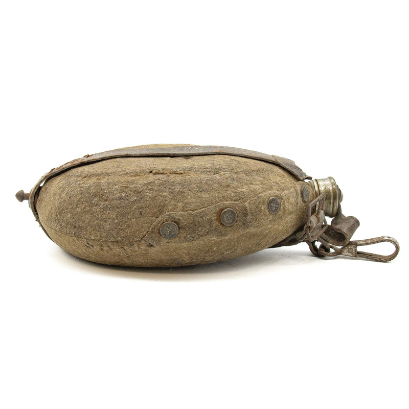 WWI German Canteen with Wool Cover