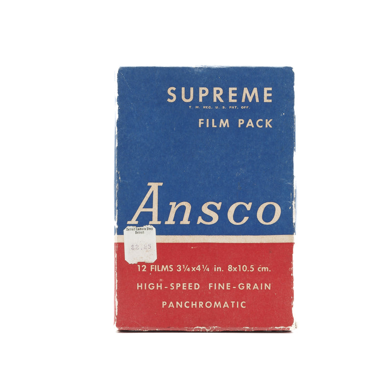 Ansco Supreme Film Pack