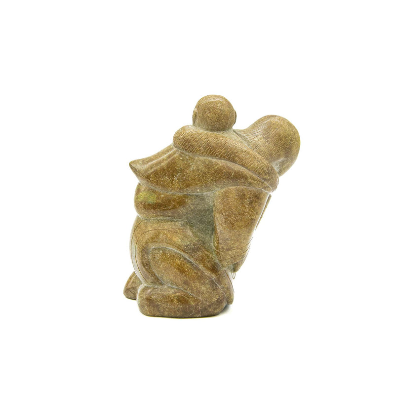 Mother Carrying Child Carving- Mary Utye