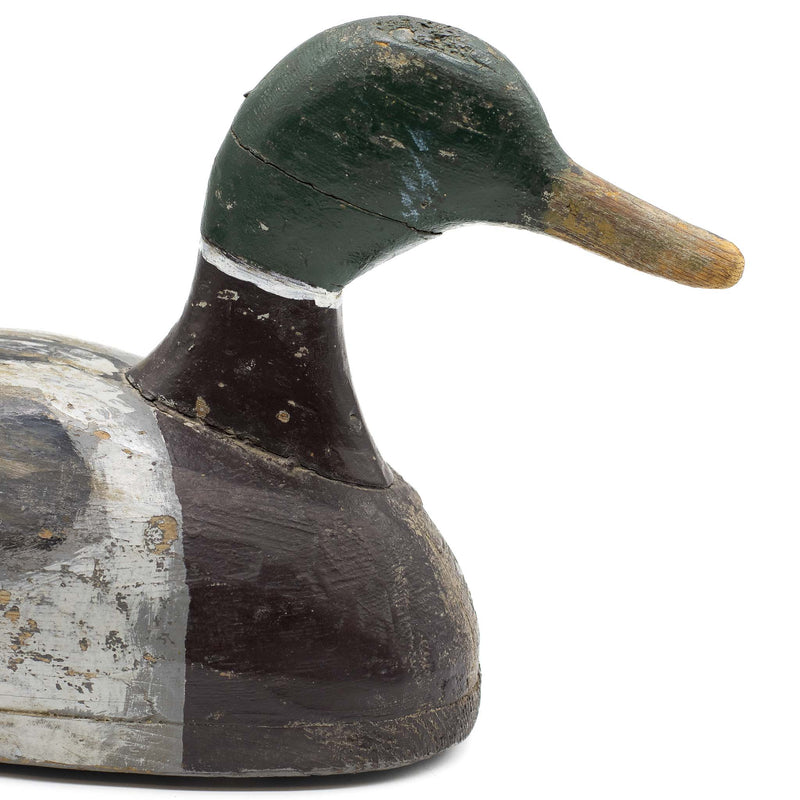 Hand Carved & Painted Hollow Body Mallard Drake Decoy