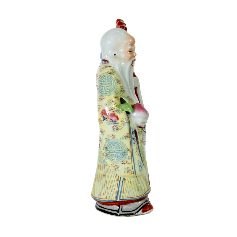 Chinese Porcelain Sanxing God Figurine
